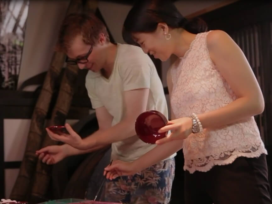 Experience of making the traditional Aizu craft of Makie (lacquerware craft)_4