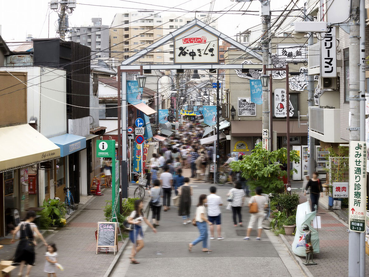 YanakaGinza(Shopping Street)/Nezu-jinja Shrine